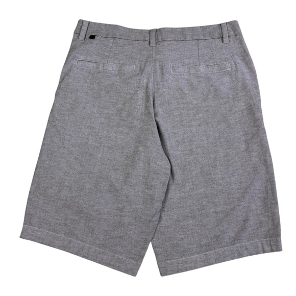 Lululemon Commission Short Relaxed Qwick Oxford Shorts Size 31 Gray EUC - Picture 2 of 5